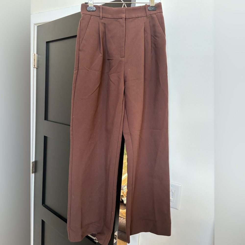 Abercrombie Sloane Tailored Brown Trousers